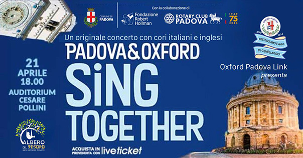 PADOVA E OXFORD SING TOGETHER