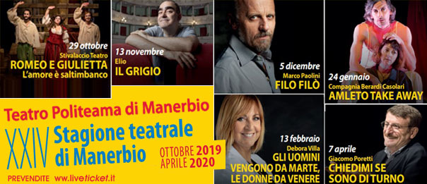 Biglietti Per TEATRO POLITEAMA DI MANERBIO