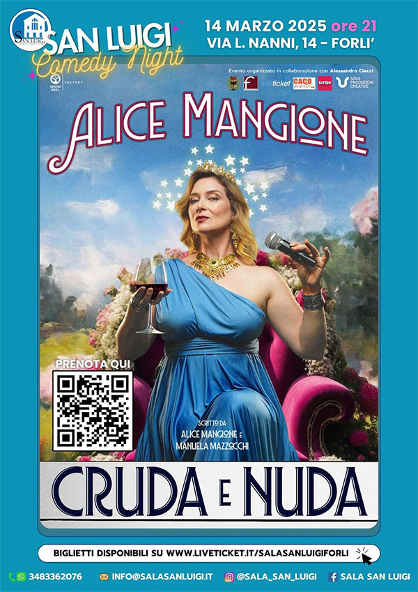 CRUDA E NUDA di Alice Mangione