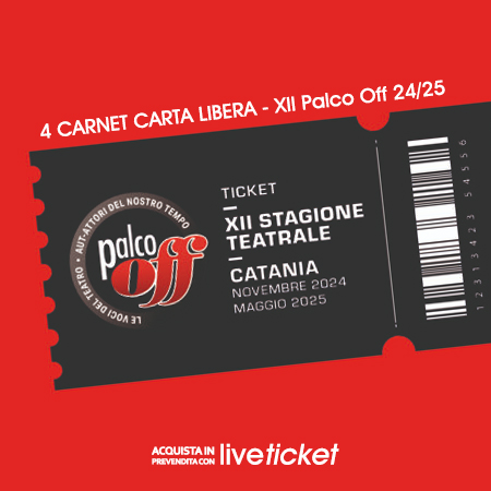 4 CARNET CARTA LIBERA - XII Palco Off  24/25