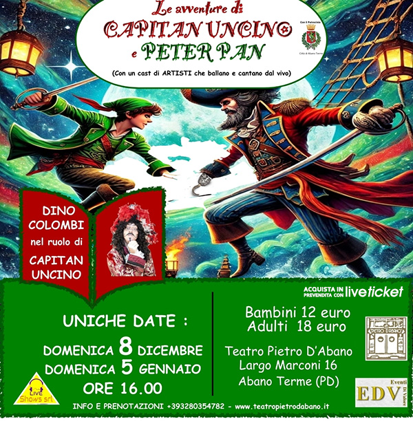 LE AVVENTURE DI CAPITAN UNCINO E PETER PAN