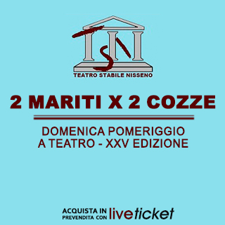 Biglietti 2 mariti x 2 cozze