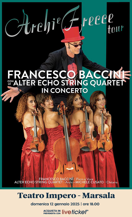 Biglietti Francesco Baccini, Archi e Frecce in Quartet