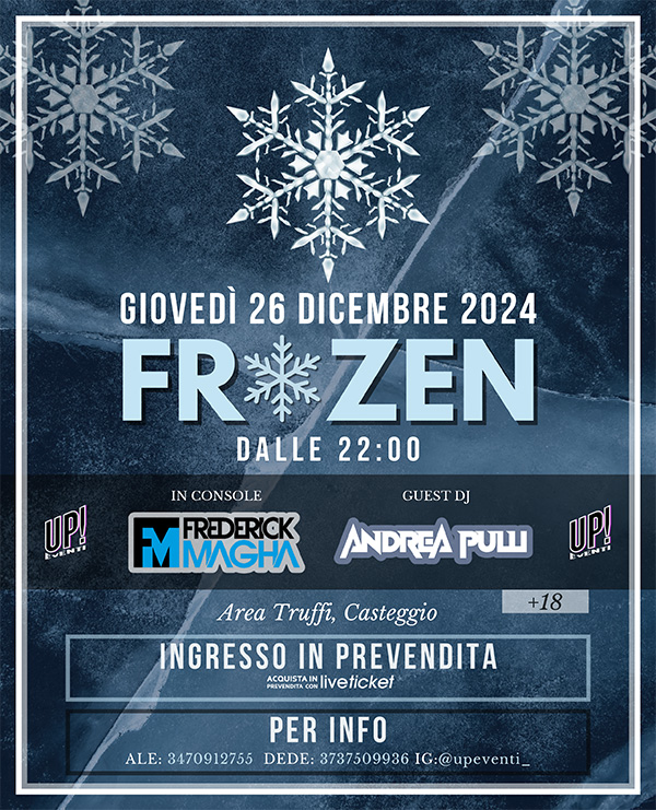 Frozen Up Eventi