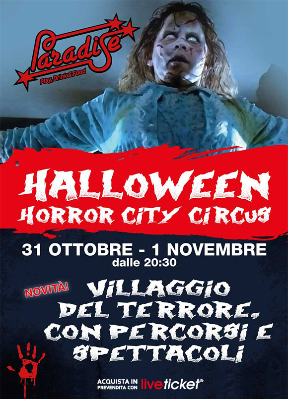 HALLOWEEN - HORROR CITY CIRCUS - Paradise Monsano