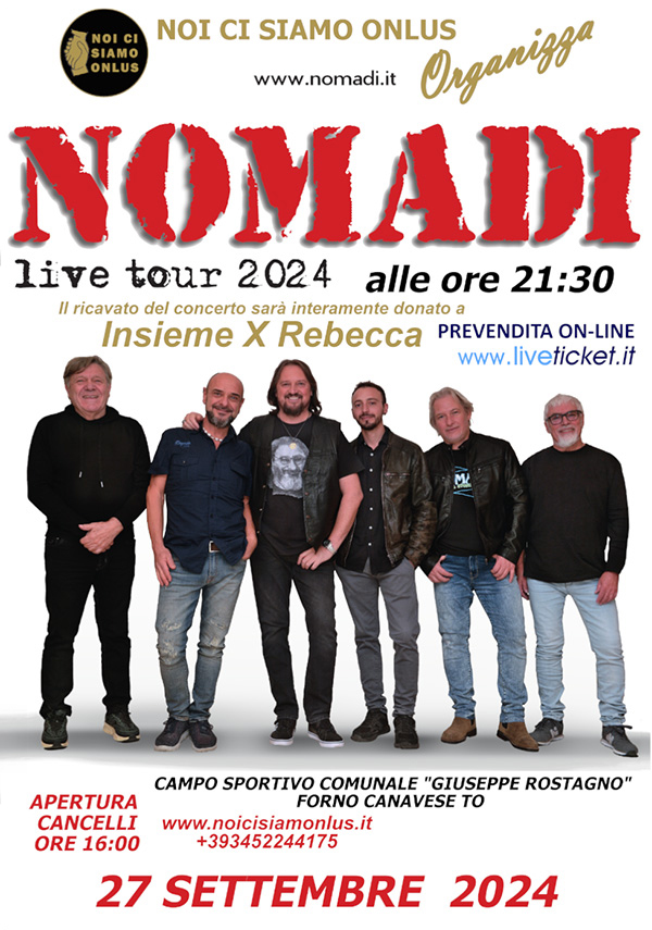  Nomadi Live Tour 2024