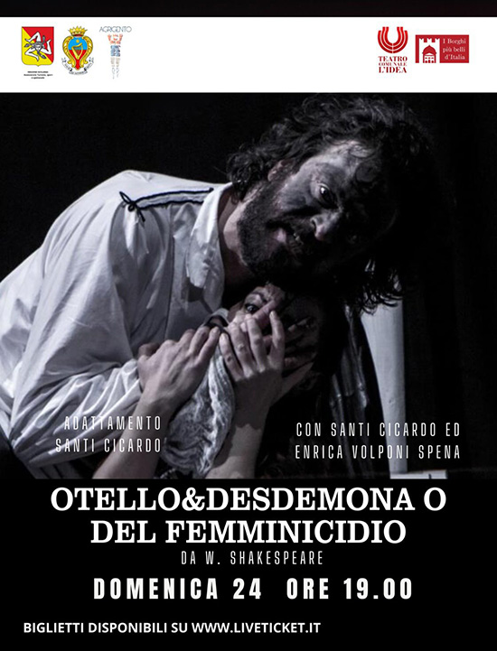 Biglietti Otello & Desdemona o del Femminicidio