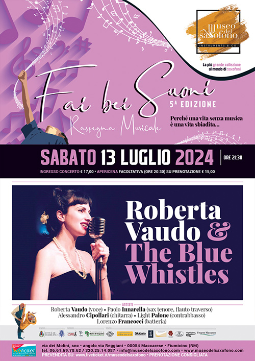 ROBERTA VAUDO & THE BLUE WHISTLES