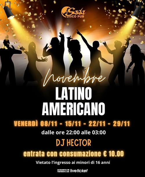 Biglietti Serata Latino Americano