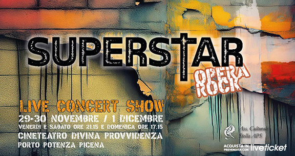 Biglietti SUPERSTAR OPERA ROCK