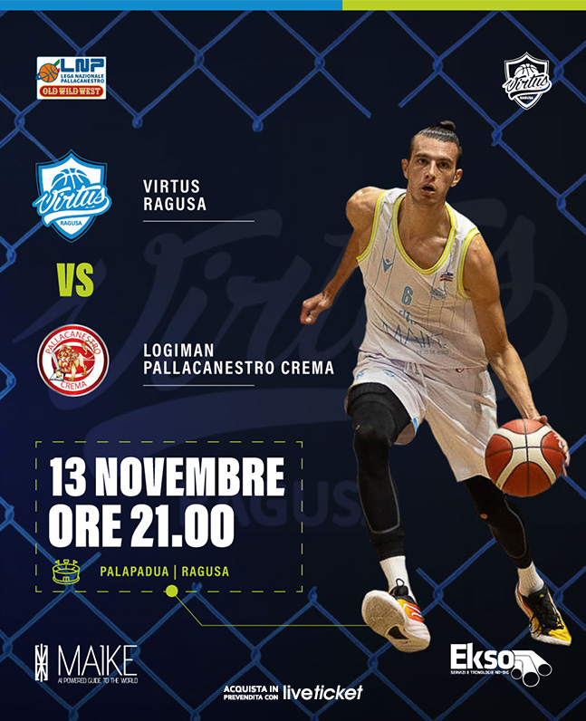 VIRTUS RAGUSA - PALLACANESTRO CREMA