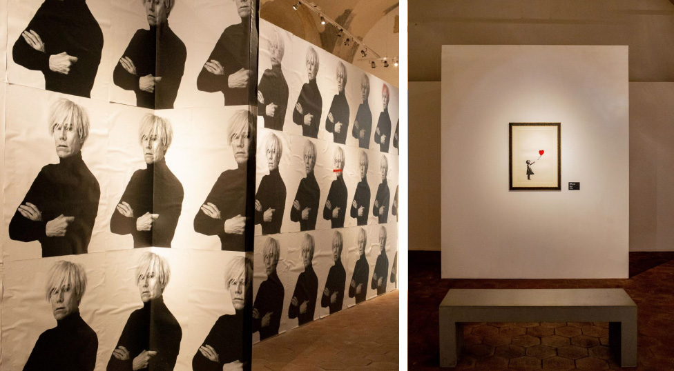 MOSTRA WARHOL BANKSY al WEGIL Roma