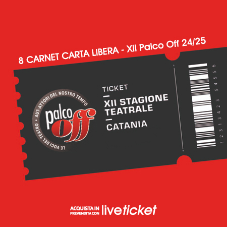 8 CARNET CARTA LIBERA - XII Palco Off 24/25