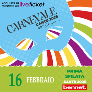 Biglietti Carnevale a Cantu' 2025 - 99a edizione