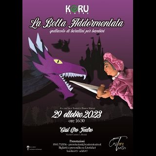 poster della Bella Addormentata 2023