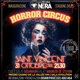 Biglietti PECORA NERA HORROR CIRCUS INAUGURAZIONE